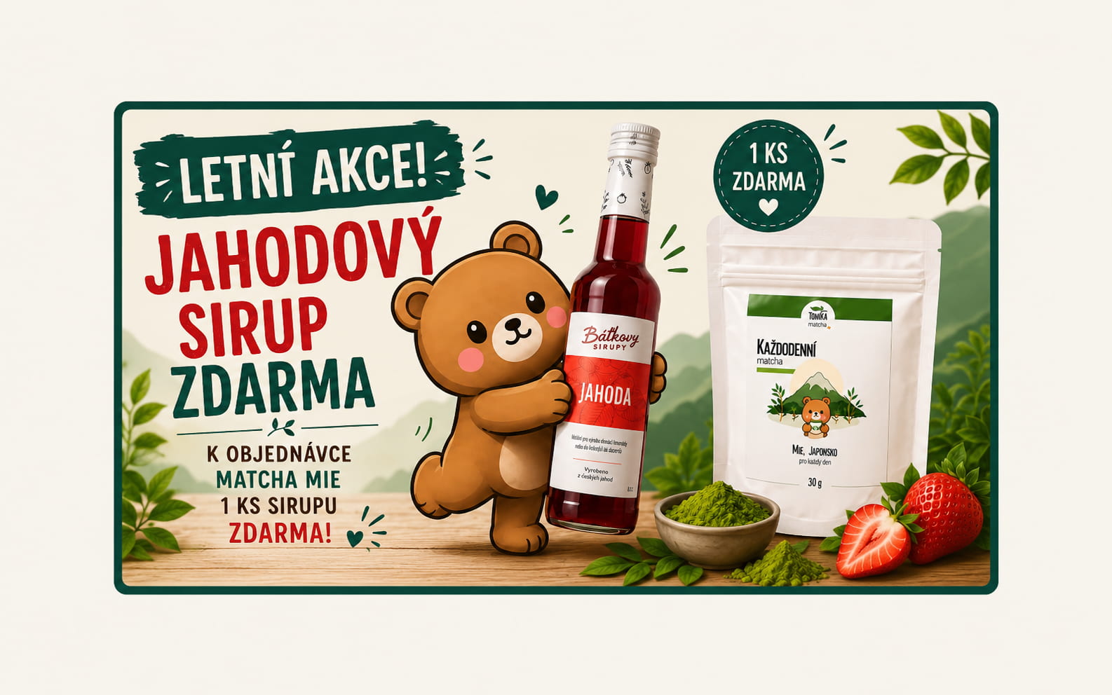 Letní akce TomiKa Matcha